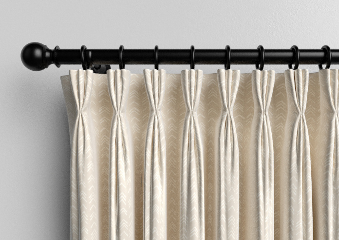 Rolling Hills Velvet, Natural - Made to Measure Curtains - Image 11